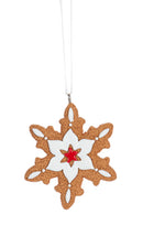 Frosted Snowflake Cookie Ornament -
