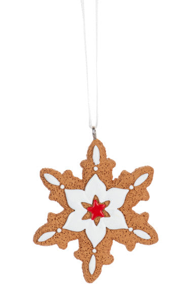 Frosted Snowflake Cookie Ornament -