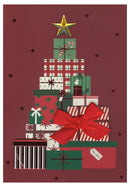 Festive Gift Stack Handmade Holiday Card Collection