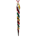Rainbow Twister Glass Icicle -