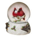 Cardinals on a Branch Water Globe - 5 Inch