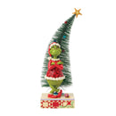 Grinch Stands in Front of the Tree