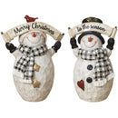 Cheerful Snowman Figurine - - Christmas >> Figurines - by Gerson