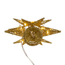 Twinkling Superbright LED Gold Starburst Treetopper
