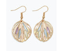 Pastel Wing Medallion Earrings - Gift Shoppe >> Jewelry >> Earrings - by Periwinkle By Barlow