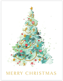 Petite Greetings Card Set (Merry Christmas Tree)