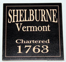 Local Towns Ceramic Coaster - Shelburne - Coasters - by Paint The Town
