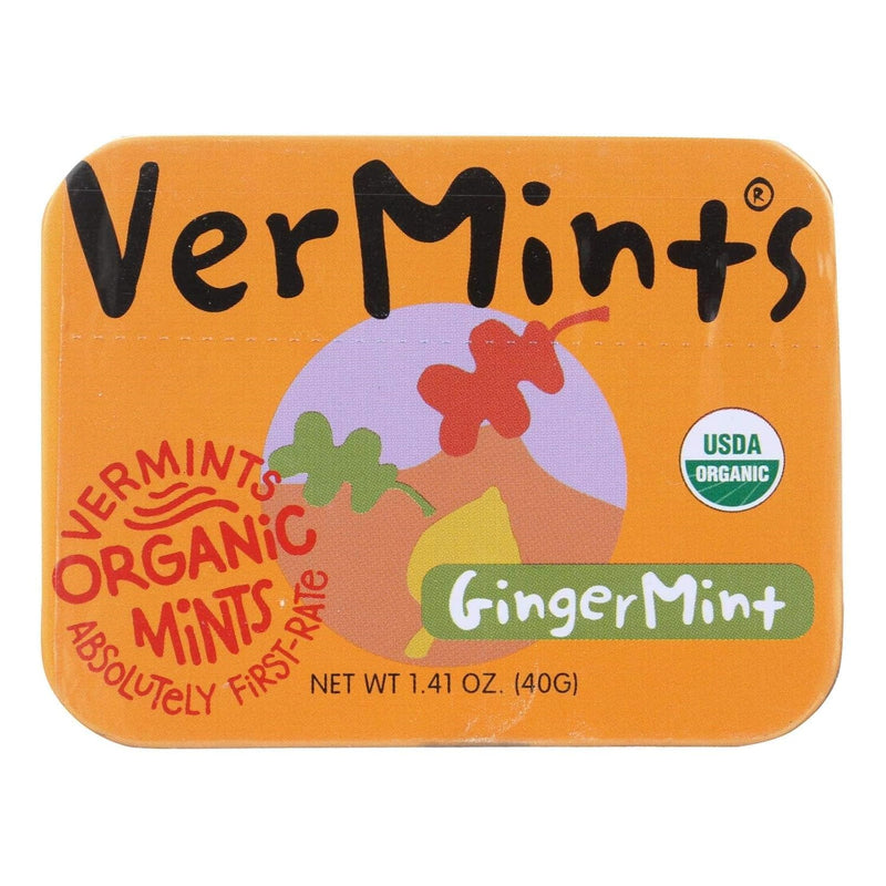 Vermints All Natural Breath Mints 1.41 Ounce - Gingermint