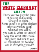 White Elephant Charm