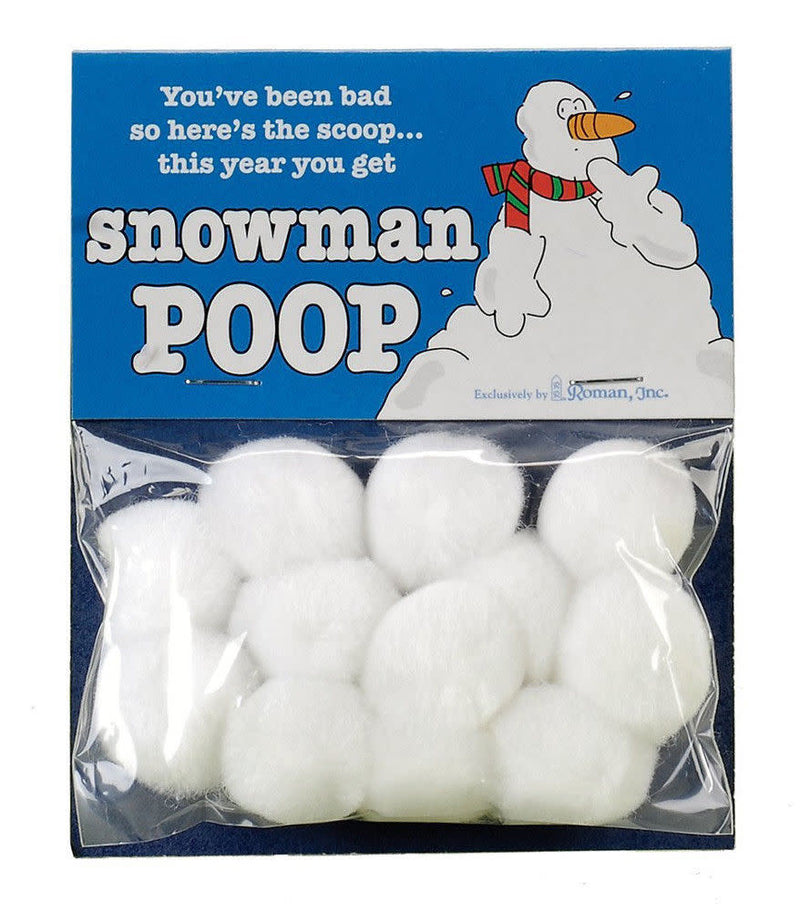 Snowman Poop Holiday Christmas Gag Gift