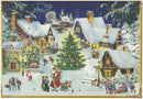 Advent Greeting Card – Enchanting Winter Village