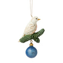 Blue And Gold Dove Ornament