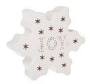 LED Light Up Snowflake Figurine  Joy