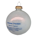 Mother and Child Nativity Glass Ball Ornament - Christmas >> Ornaments >> Glass - by Christmas By Krebs - view 2
