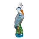 Great Blue Heron Glass Ornament
