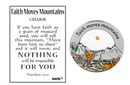 Faith Moves Mountains Charm - A Symbol of Empowering Belief - Gift Shoppe >> Jewelry >> Charms and Worry Stones - by Ganz