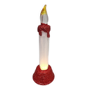 Light-Up LED Glittered 6 Inch Candle -