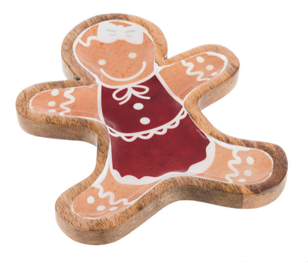 Gingerbread People Tidbit Tray -