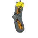 German Shepherd Crew Socks on Grey - Clothing >> Socks >> Adult - by Foozys