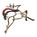 Enamel Finish Pin - Reindeer