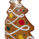 Gingerbread Christmas Tree Stake - 37 Inch