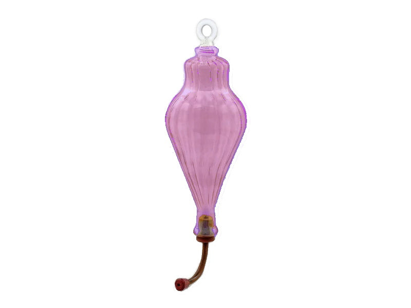Purple Hummingbird Feeder - Handcrafted German Pyrex Glass – The ...