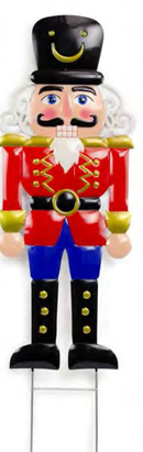 Metal Nutcracker Stake - 38 Inch