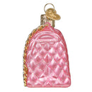 Quilted Purse Ornament - Christmas >> Ornaments >> Glass - by Old World Christmas - view 3