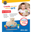 Farm Tractor Wood Paint Set - Toy Shoppe >> Arts & Crafts - by Masterpiece Puzzle - view 2
