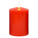 4 Inch LED Candle - Red