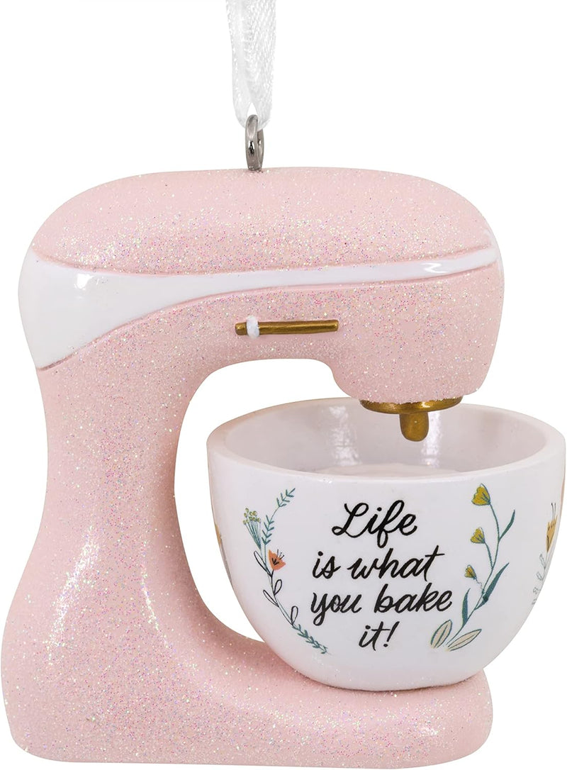 Life is What You Bake It Pink Stand Mixer Hallmark Ornament