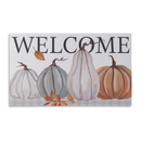 Pastel Pumpkin Patch "Welcome" Mat - Home & Living >> Furnishings >> Rugs - by Gerson