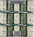 11 Inch 10 Count White Vine and Berries Holiday Crackers