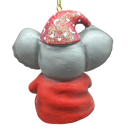 Festive Jungle Elephant Pajama Ornament