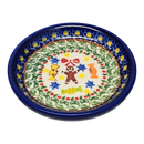 Ceramic Snack Plate - Gingerbread Celebration Pattern