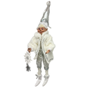 Posable Whimsical Winter Elf With Snowflake