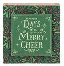 Botanical Art Block Decor -