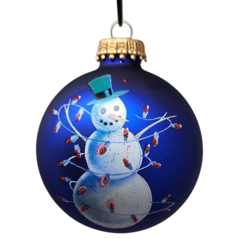 Krebs Value Glass Ball 4 pack - Frosty Friend