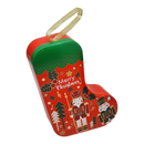 Christmas Stocking Cookie Tin Ornament - Merry Christmas