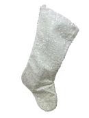 White Sequin Stocking