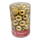 Ball Watch Shatterproof 40mm Ornaments - Set of 34 - Gold - Christmas >> Ornaments >> Shatterproof - by Lamphome - view 2