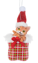 Comfy & Cozy Pet Ornament -  Tabby Cat - Christmas >> Ornaments >> Animals - by Ganz