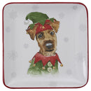 Holiday Paws Salad / Dessert Plate -