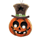 Cheerful Pumpkin Top Hat Ornament