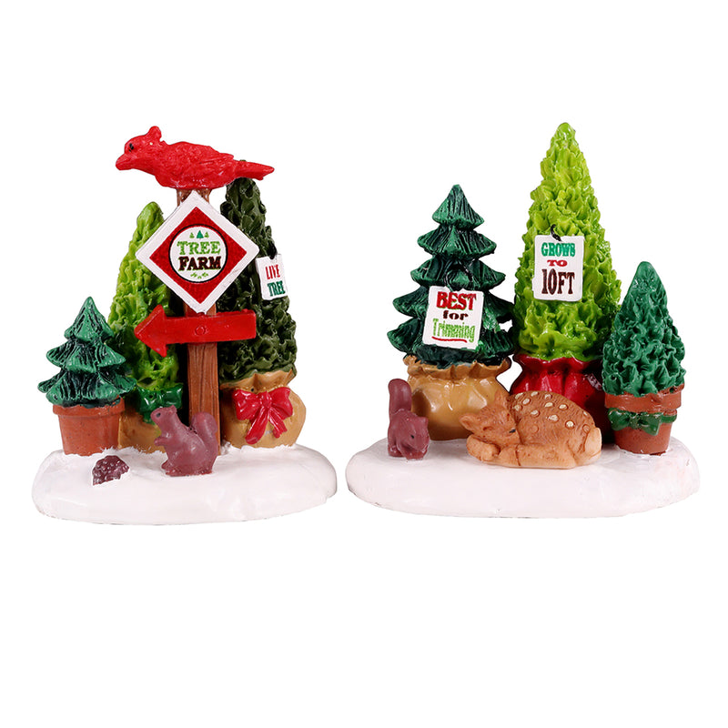 Tree Farm Display - 2 Piece Set - The Country Christmas Loft