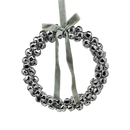 Silver Bell Wreath Ornament - 10 Inch