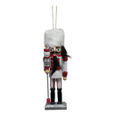 Hollywood 6 inch Wooden Nutcracker - White Fur Hat - Christmas >> Ornaments >> Nutcrackers - by Kurt Adler