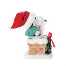 Possible Dreams Snoopy on the Rooftop Figurine - Christmas >> Figurines - view 4