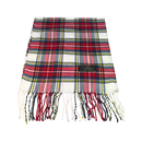Classic Brights Plaid Cashmere Scarf