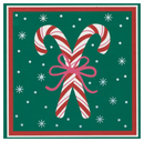 Pop-Up Gift Card Box (Candy Cane Red & Green)